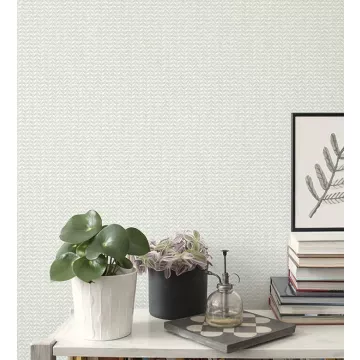 GX37646 Mini Leaf Texture Wallpaper Green, Mint GeometriX Norwall Wallcovering