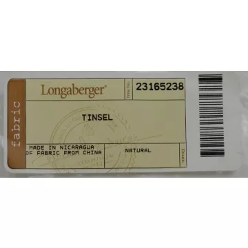 Longaberger Tinsel Basket Liner - Natural