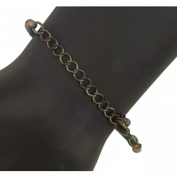 Fenton Collegiate Logo Leather Cord Bracelet - Notre Dame Milk Glass Bead