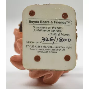 Boyds Bears & Friends Resin Bear Figurine - Ms.Griz ... Saturday Night