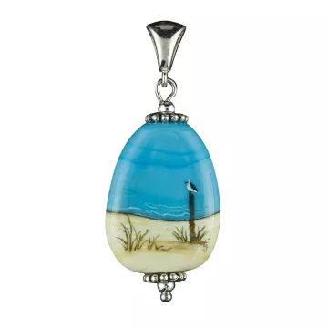 Fenton Art Glass - Pendant - Beach Horizon