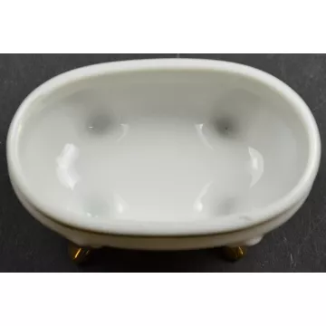 50th Anniversary Footed Trinket Box - With Gold Embellishment