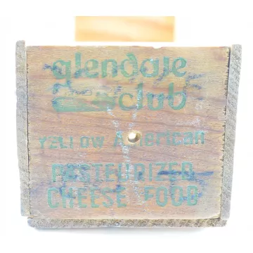 Glendale Club Yellow  2Lb  American Pasteurized Cheese Box - 9.125 Long