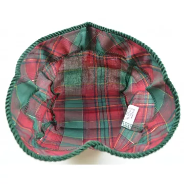 Longaberger Small Comforts Basket Liner - Evergreen Plaid