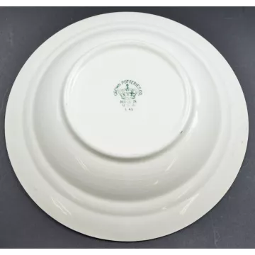 Crown Potteries - 5 45 Pattern - Soup Bowl - 8 Round