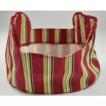 Longaberger 2007 Christmas Collection Sweets & Treats Basket Liner - Holiday Str