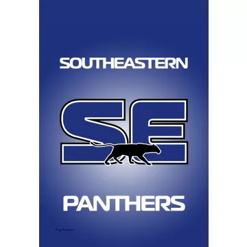 Flag Emotes Double Sided Garden Flag South Eastern High School Panthers