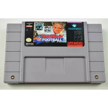 Super Nintendo (SNES) Game - Troy Aikman Football - Tradwest Sports 1994