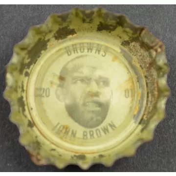 Coca Cola NFL Bottle Cap - Cleveland Browns - John Brown - Coke