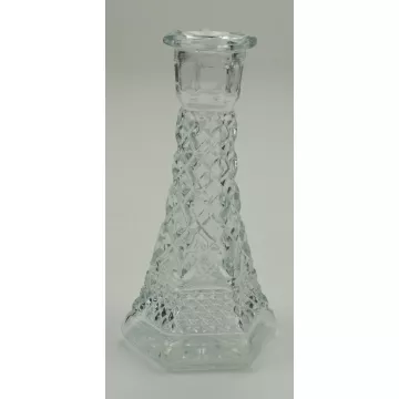Anchor Hocking - Wexford Clear Pattern - Bud Vase - 6 Tall