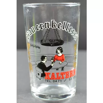 Collectible Bauernkellerei Kaltern Shot Glass - 3.25 Tall