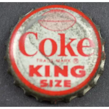 Coca Cola NFL All Stars Coke King Size Bottle Cap - Detroit Lions Dick Lane