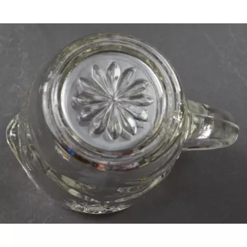 Anchor Hocking Prescut Clear Pattern - Creamer - 3.5 Tall