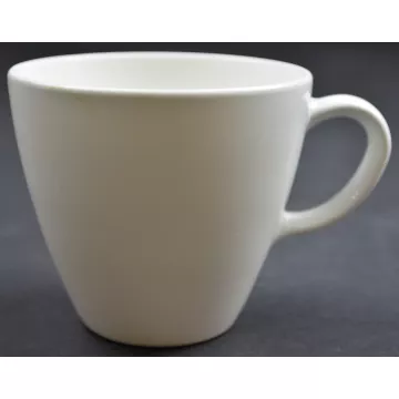 Corning - White Coupe Pattern - Flat Cup - 3 Tall