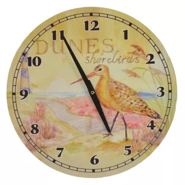 Hanging Wall Clock - Dunes & Shorebirds