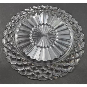 Anchor Hocking - Waterford Clear Pattern - Salad Plate - 7.25 Wide