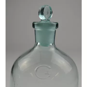 The Grassell Chemical Co. Glass Bottle With Stopper - 12.75