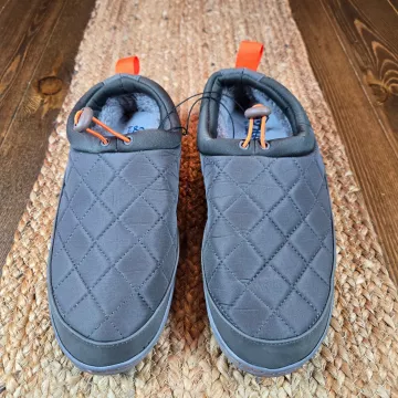 Dluxe Men's Corey All Day Slide Slippers Charcoal Gray XL US size 13-14