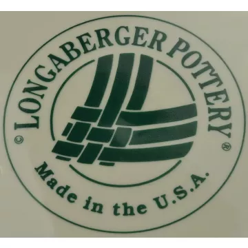 Longaberger - Woven Traditions Heritage Green Pattern - Round Trivet