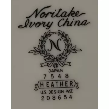 Noritake China - Bread & Butter Plate - Heather Pattern - 7548