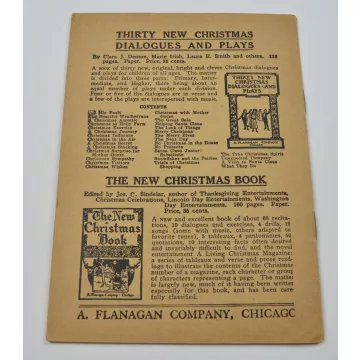Ding And Ling Brother's Circus - One Act Play Script - Antique 1919