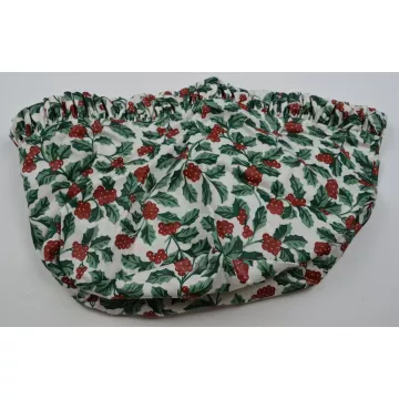 Longaberger Snowflake Basket Liner - Holly Berry