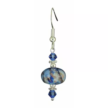 Fenton Art Glass - Bead Style Earrings - Amsterdam