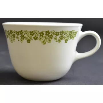 Corning Spring Blossom Pattern - Flat Cup - 2.625 Tall