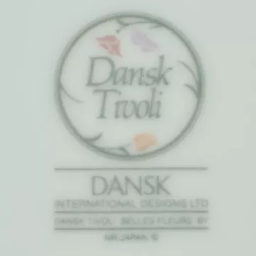 Dansk China - Belles Fleurs Gray - Vegetable Bowl