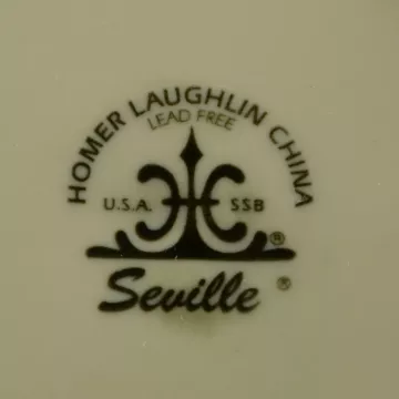 Homer Laughlin China - Bread Plate - Seville Pattern - Restaurant Ware