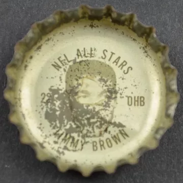 Coca Cola NFL All Stars King Size Bottle Cap - Timmy Brown - Philadelphia Eagles