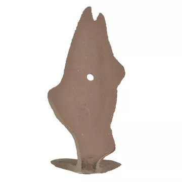 Cast Iron Wall Hook - Rust Fish Design - 4.5 Tall