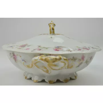 Haviland Limoges France - Round Vegetable Bowl With Lid