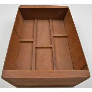 Vintage Handmade Divided Storage Box - 11 Long