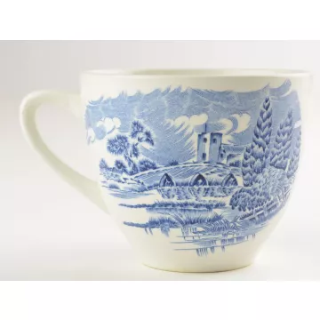 Wedgwood China - Countryside Blue Pattern - Flat Cup