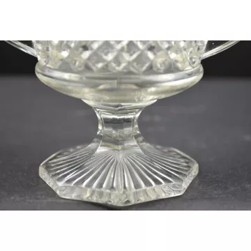 Westmoreland Glass - English Hobnail Pattern - Footed Open Sugar - 4.25 Tall
