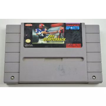 Super Nintendo (SNES) Game - Pro Quarterback - Football - Tradewest Sports 1992