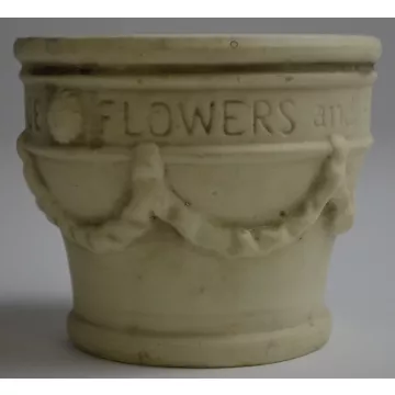 Ceramic  Flowers and Foliage Planter - 4.25 Tall