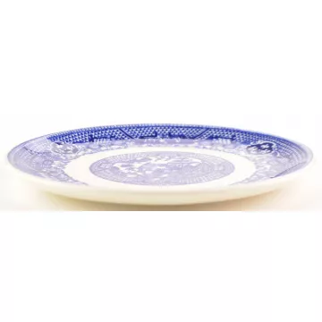 SCIO Pottery Company - Blue Willow - Bread Plate