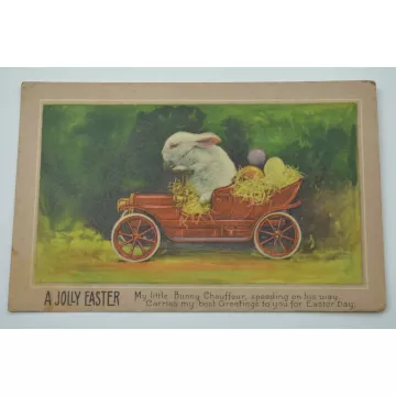 Vintage Postcard - A Jolly Easter - Early 1900's - Easter Series No. 139