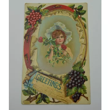 Vintage Postcard - Greetings From - Early 1900's