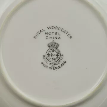 Royal Worcester - Hotel China - Soup Bowl - Made In England
