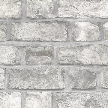 FH37517 Farmhouse Brick Wallpaper Grey, Dove, Charcoal, Black Living Norwall Wallcovering