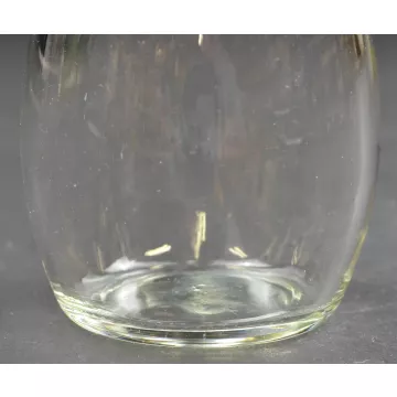 Cleare Pressed Glass Flower Vase - 4.5 Tall