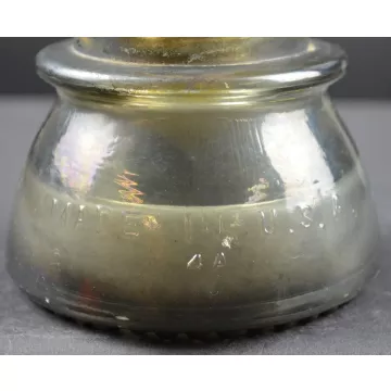 Vintage Hemingray No. 42 Clear Glass Insulator - 0-4 - 4 Tall