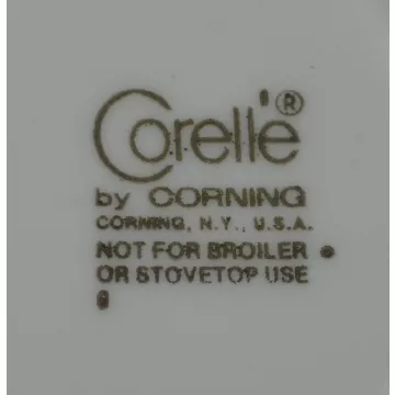 Corning - Corelle - Butterfly Gold Pattern - Flat Cup Saucer - 6.25 Round