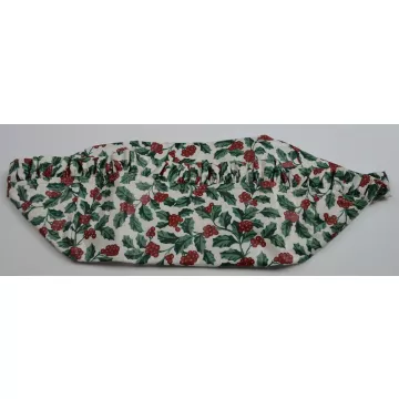 Longaberger Holiday Cheer Basket Liner - Holly Berry