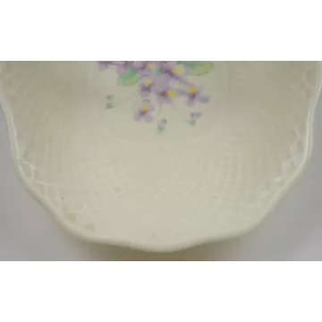Mikasa Ivory Bone China - Lila Pattern - Small Basket - 4.125 Tall