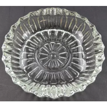 Pasari Indonesia - Clear Glass Ashtray - 5.375 Wide