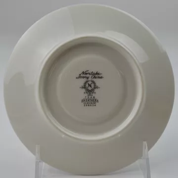 Noritake China - Footed Cup Saucer - Heather Pattern - 7548